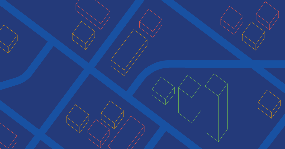 Minimal city map background